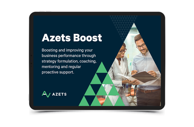 Azets Boost Guide PDF Mockup